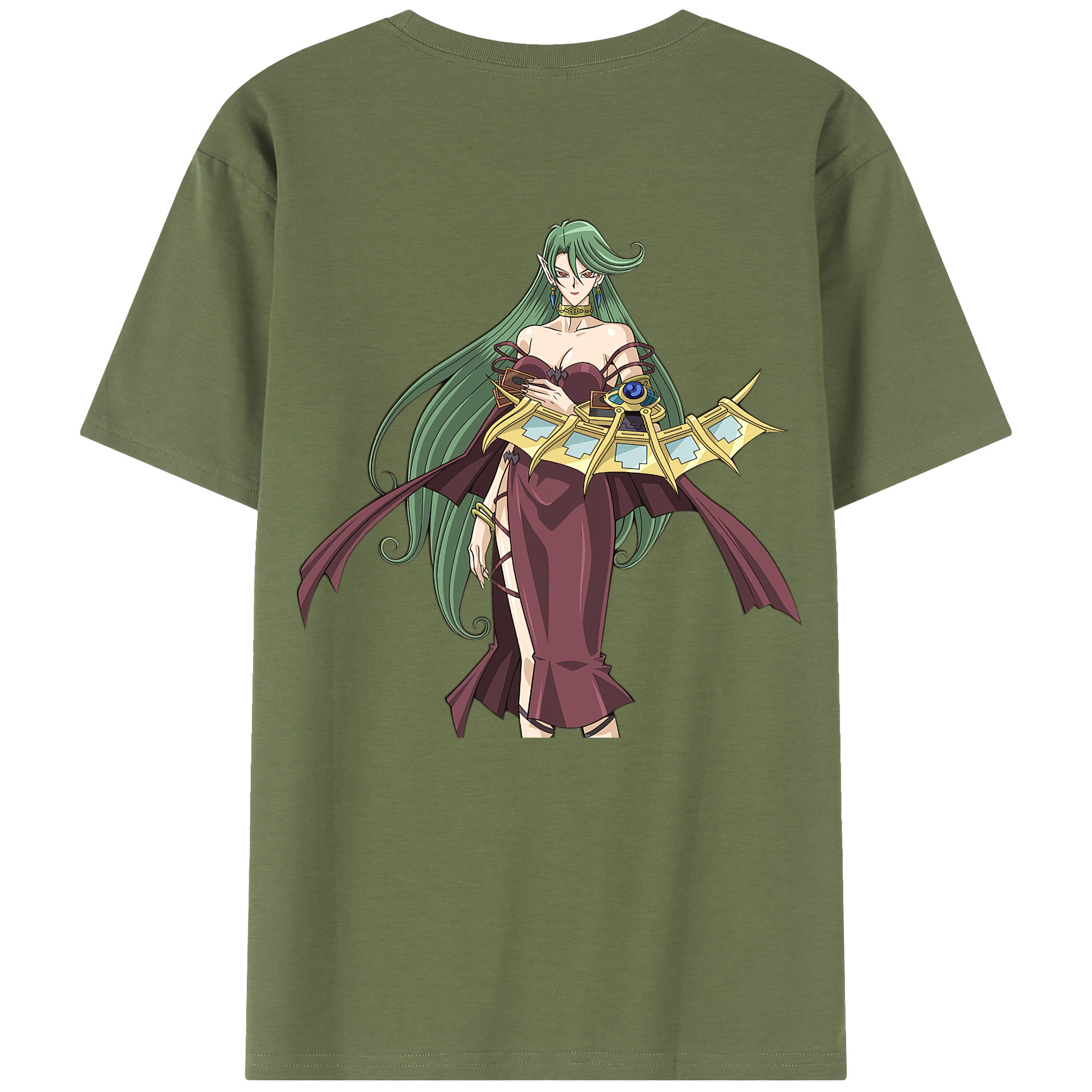 （画像用） 遊☆戯☆王 Yu-Gi-Oh! 綿100％半袖Tシャツ（背面プリント）